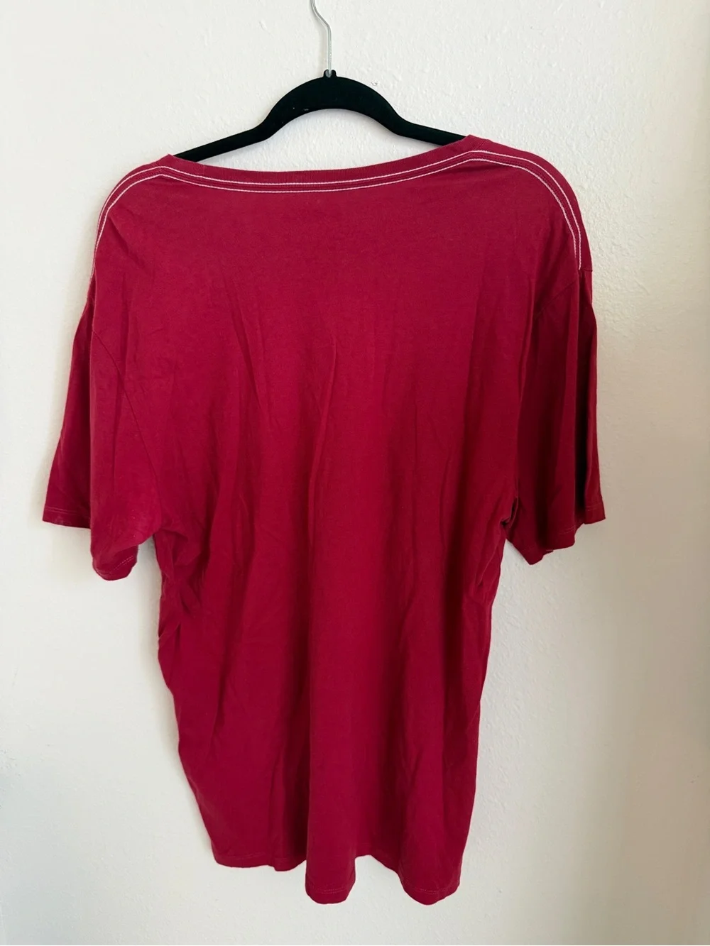 True Religion Women's Deep Pink Graphic Short Sleeve Tee